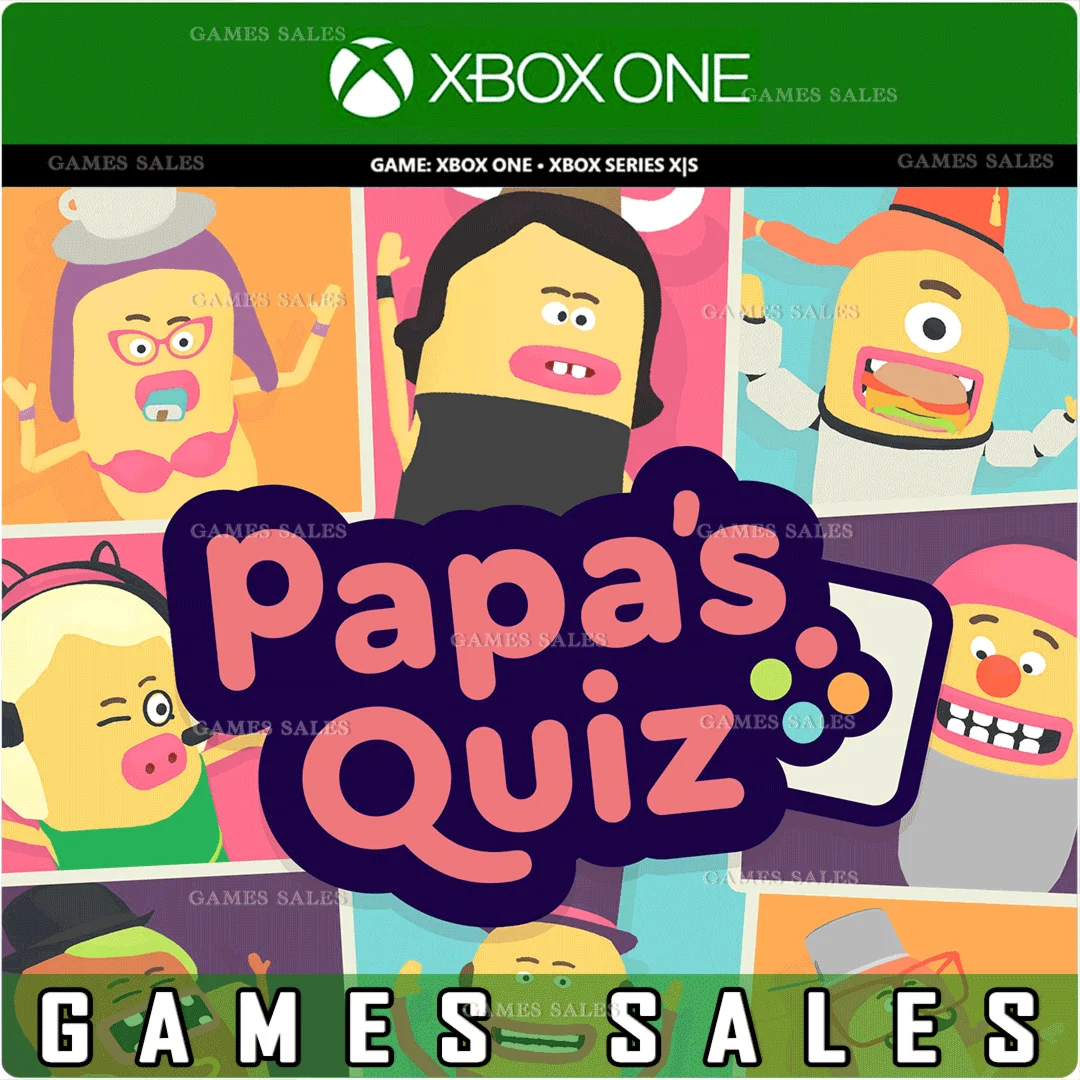 ️PAPA'S QUIZ️XBOX ONE|XSКЛЮЧ