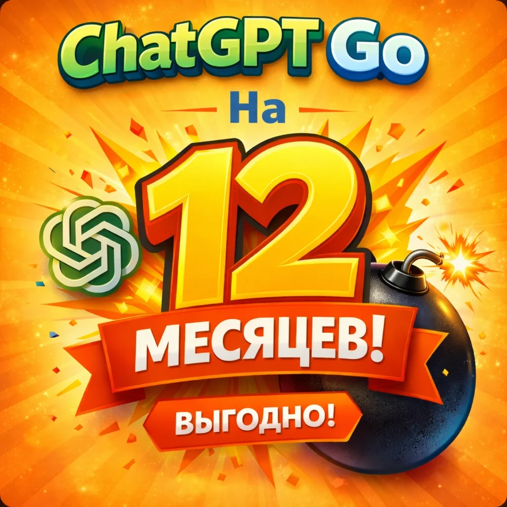 ChatGPT Go 12 months | GPT-5.2 |Personal