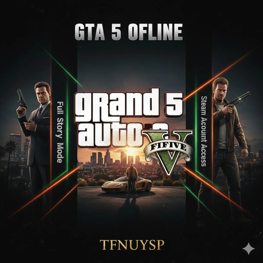 🔥 GTA 5 Offline Steam Account – Instant Delivery |