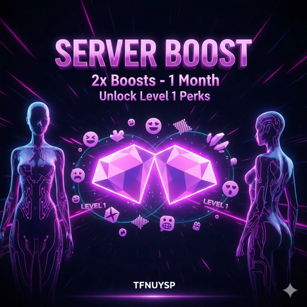 🚀 Discord Server Boost – 1  Month | Personal & Fast