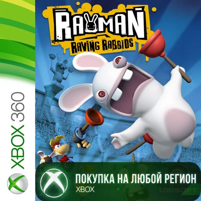 Rayman Raving Rabbids XBOX На Любой Регион