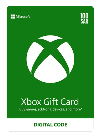 XBOX GIFT CARD 100SAR SAUDI ARABIA INSTANT KEY SENDING
