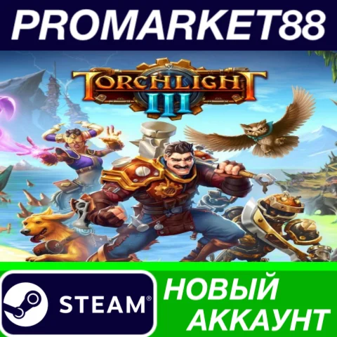 Torchlight III Steam АККАУНТ НОВЫЙ+ПОЧТА