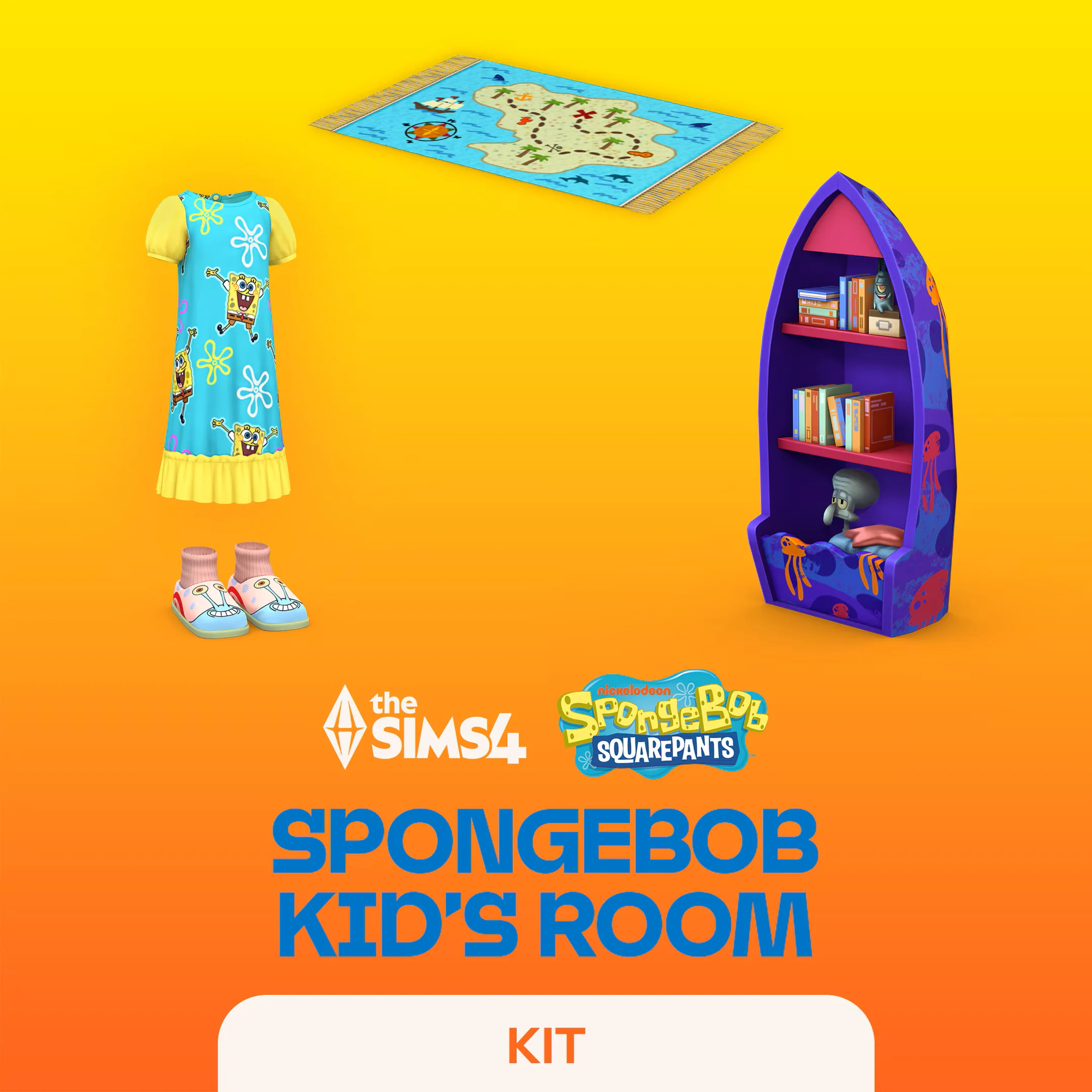 The Sims 4: Spongebobs Kids Room Kit (EA App/Key)