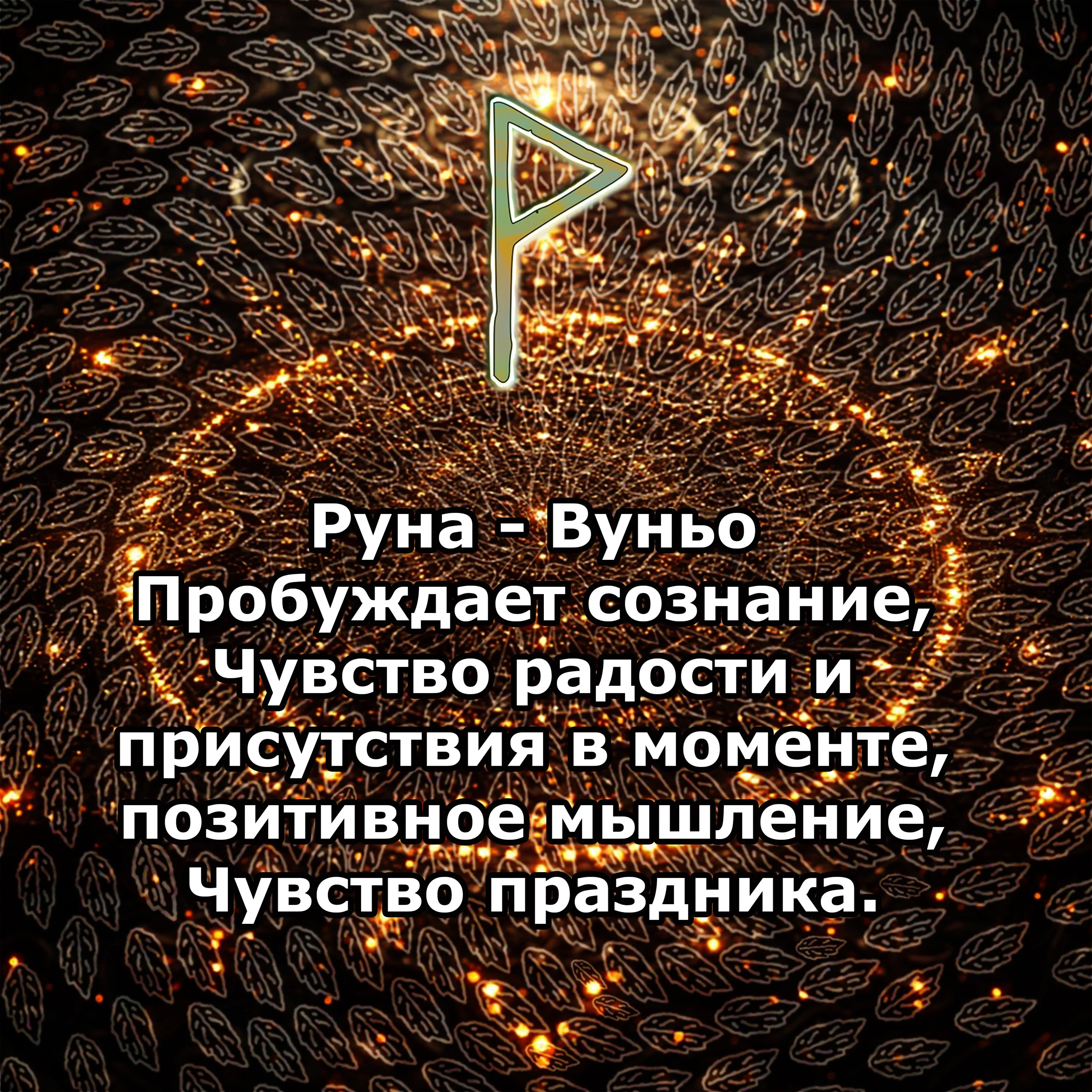 Медитация - Руна Вуньо (Вибрация Руны)