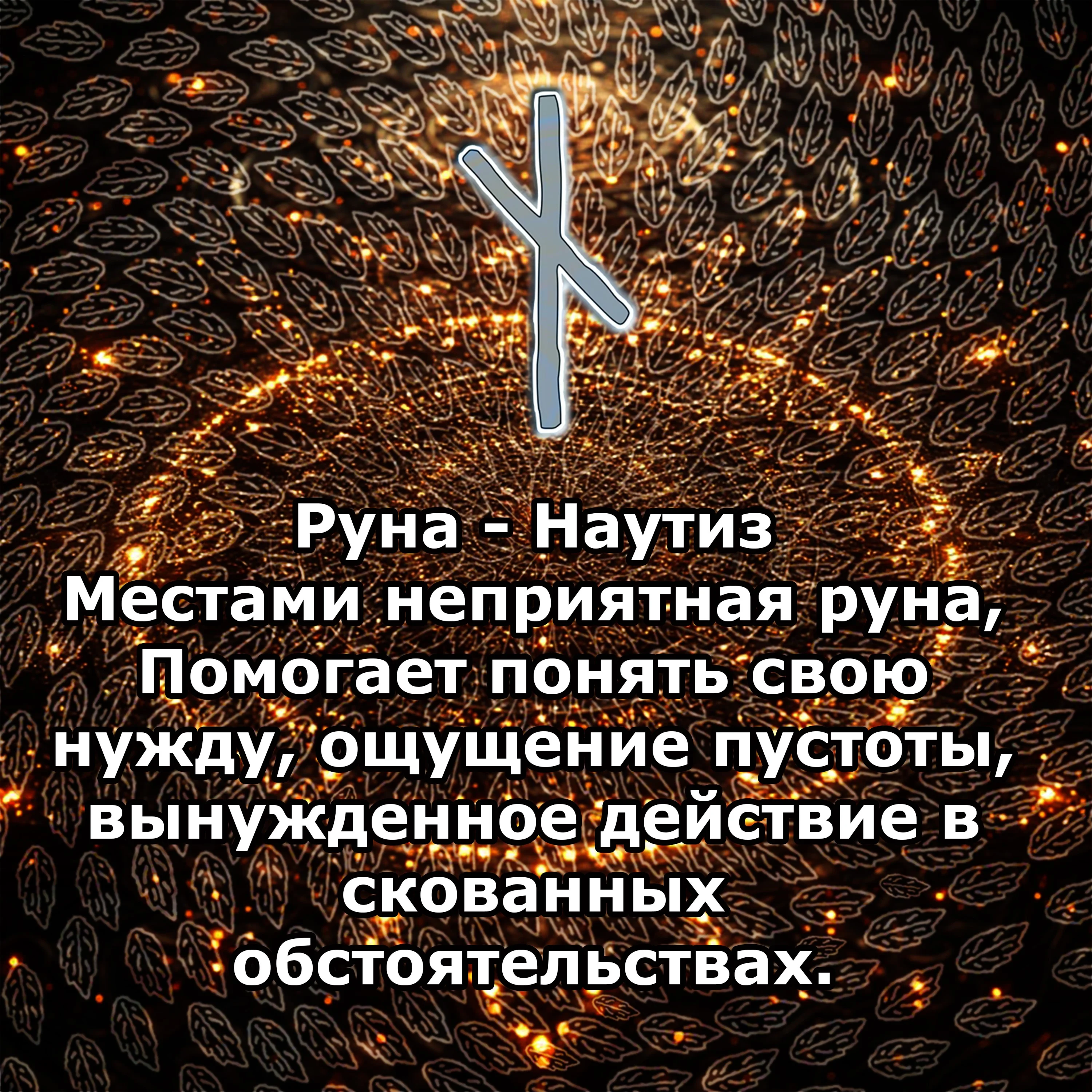 Медитация - Руна Наутиз (Вибрация Руны)