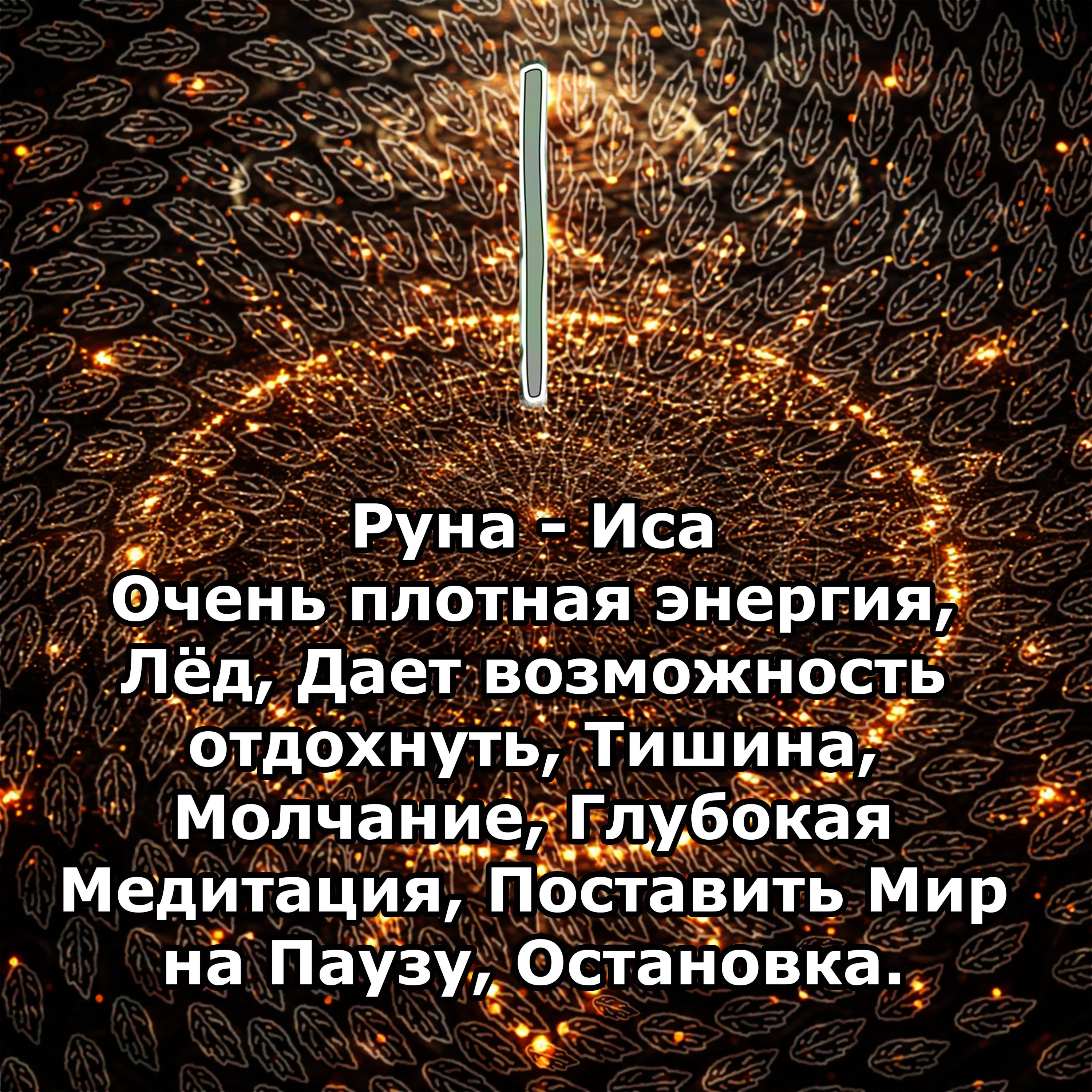 Медитация - Руна Иса (Вибрация Руны)