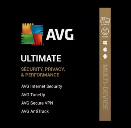Ключ AVG Ultimate 2026 (1 год / 10 устройств) - Глобаль