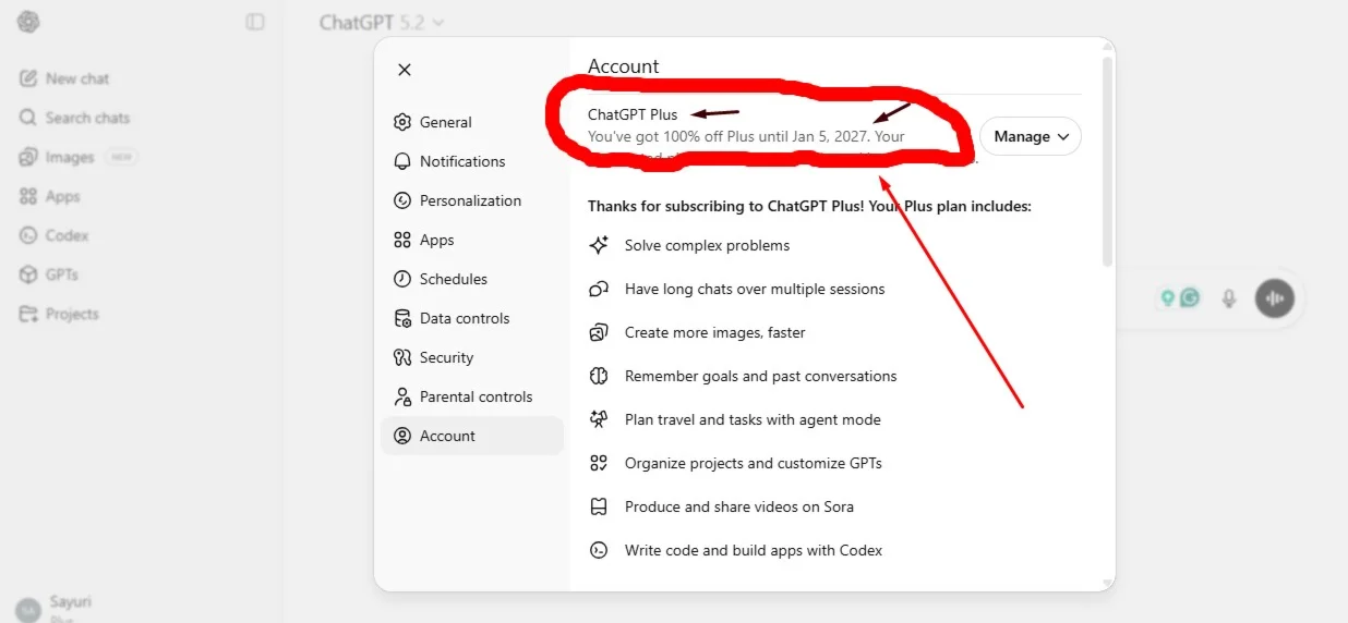 Чат GPT 5.2 + 5 | ПЛЮС 12 М [МГНОВЕННО] | SORA