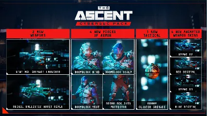 The Ascent - CyberSec Pack DLC EU Steam КЛЮЧ ЕВРОПА