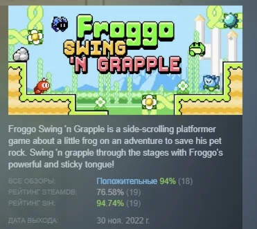 Froggo Swing 'n Grapple STEAM GIFT РОССИЯ