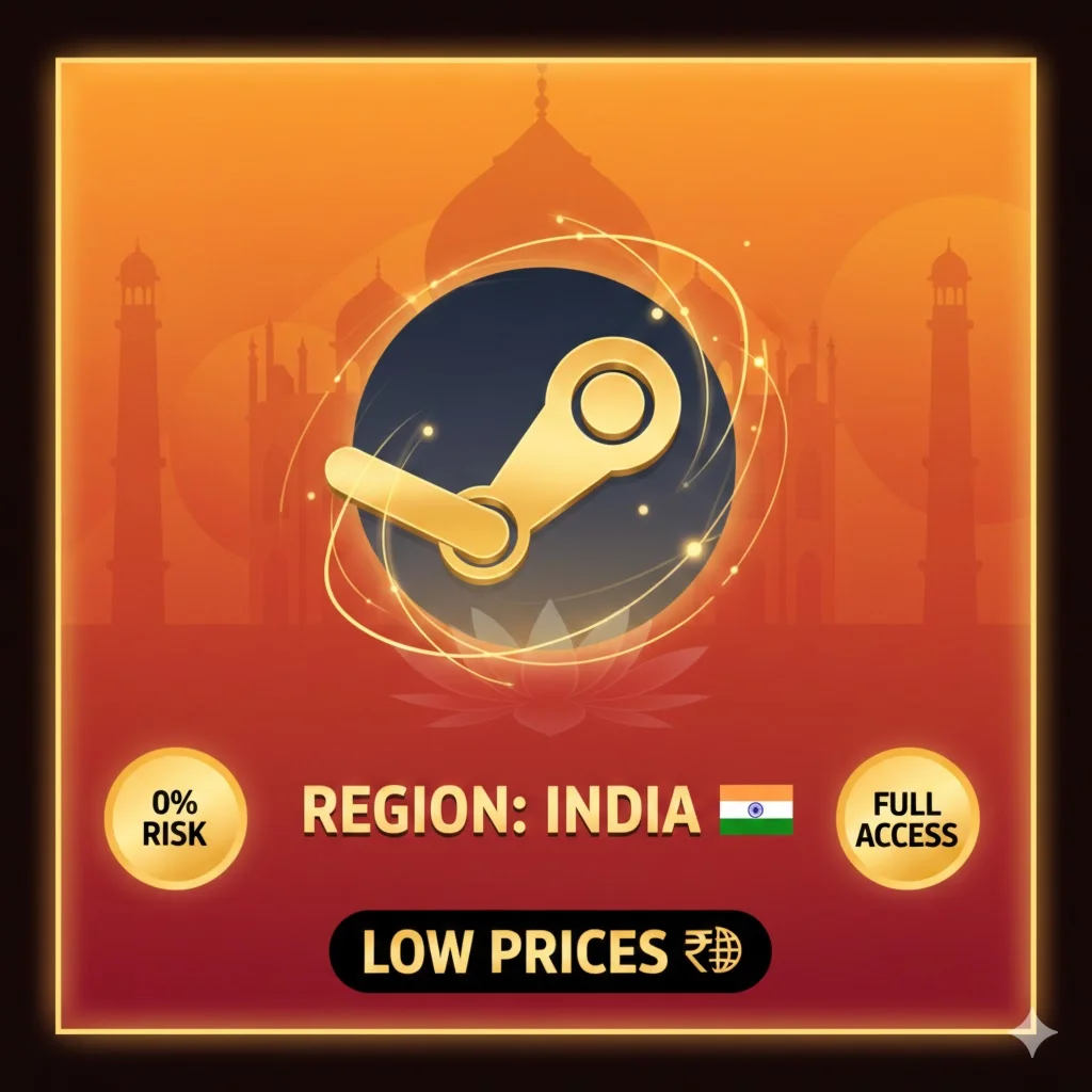 STEAM INDIA - CLEAN ACCOUNT (FULL ACCESS)