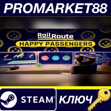 Rail Route - Happy Passengers DLC EU Steam КЛЮЧ ЕВРОПА