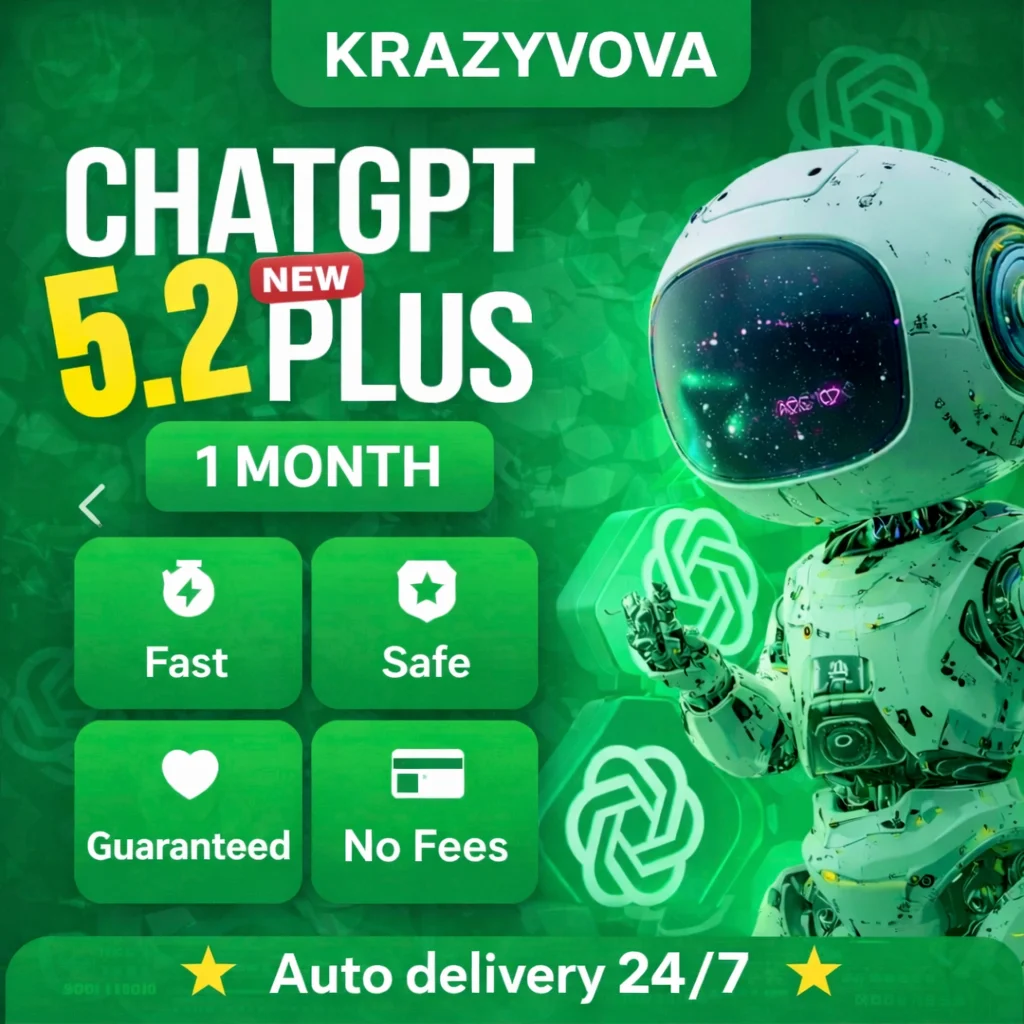 ChatGPT plus— Personal Account