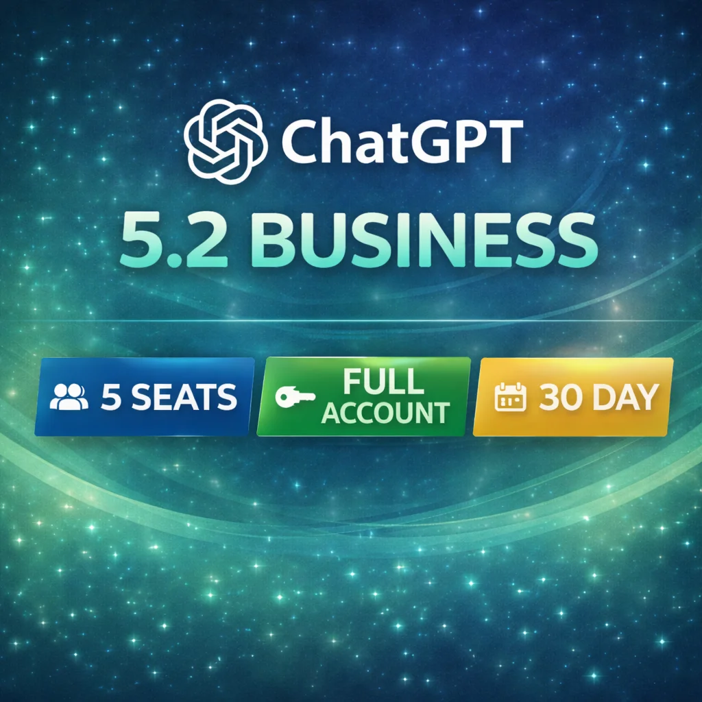 ChatGPT 5.2 Business | администратор учетной  | 1 месяц
