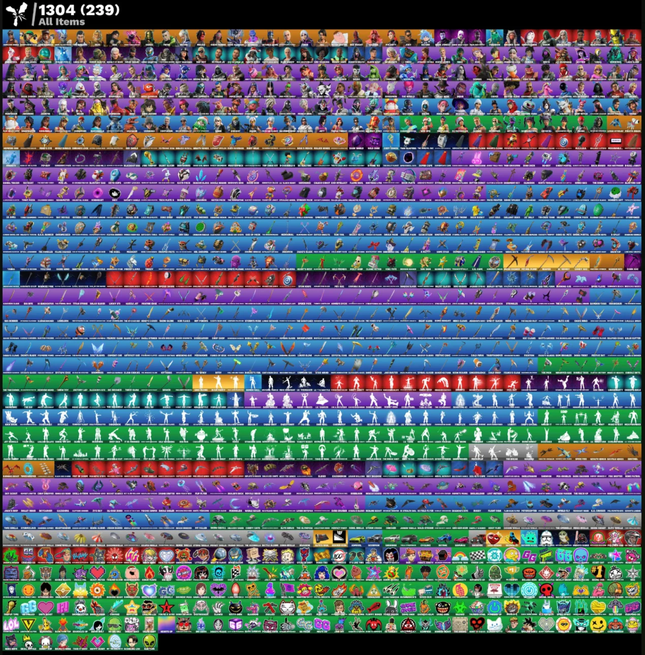 FN (ALL PLATFORMS) | 220 skins