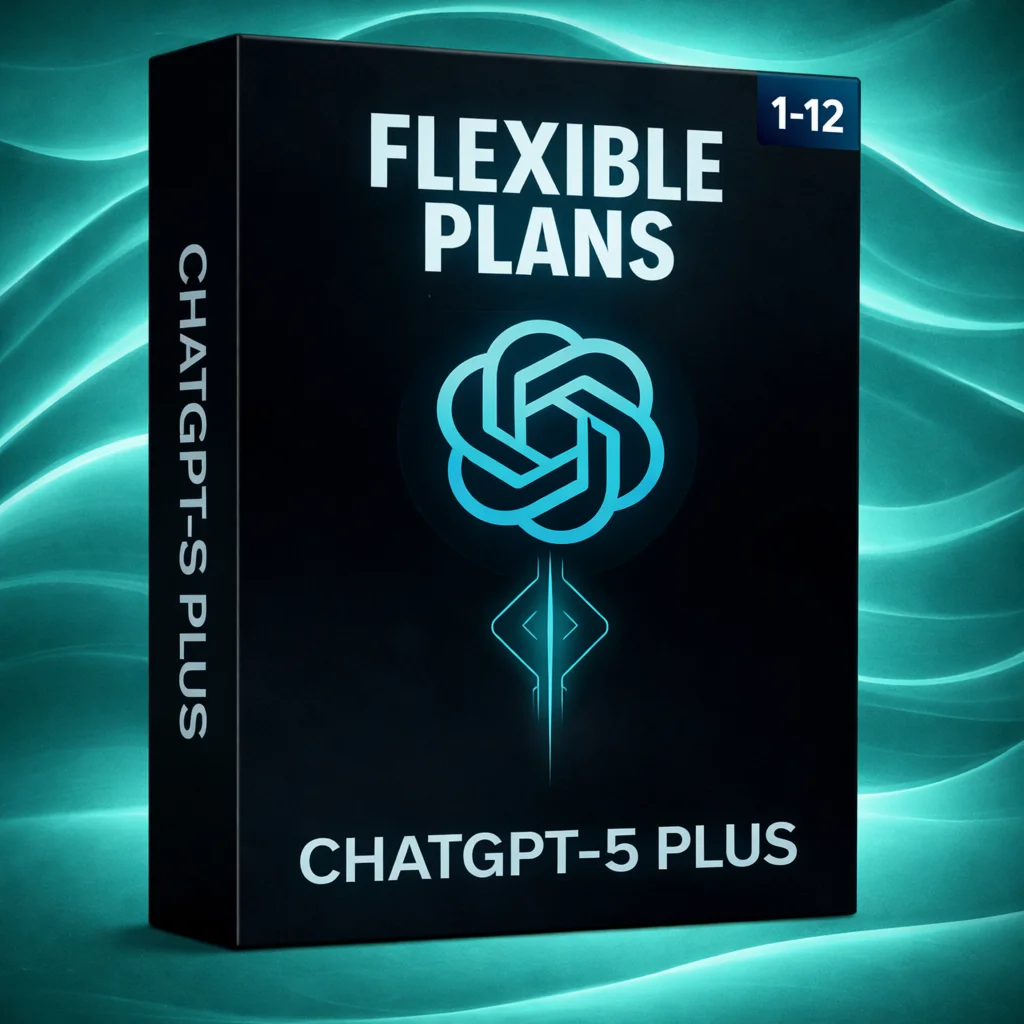 ChatGPT Plus Подписка – Гибкие планы (1-12) Месяц