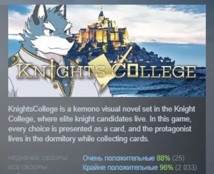 Knights College АВТОДОСТАВКА STEAM РОССИЯ
