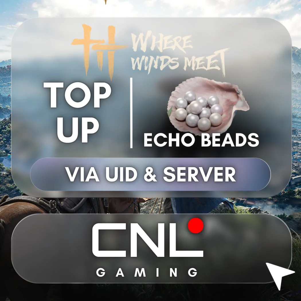 TOP UP - Where Winds Meet, Global, Via UID