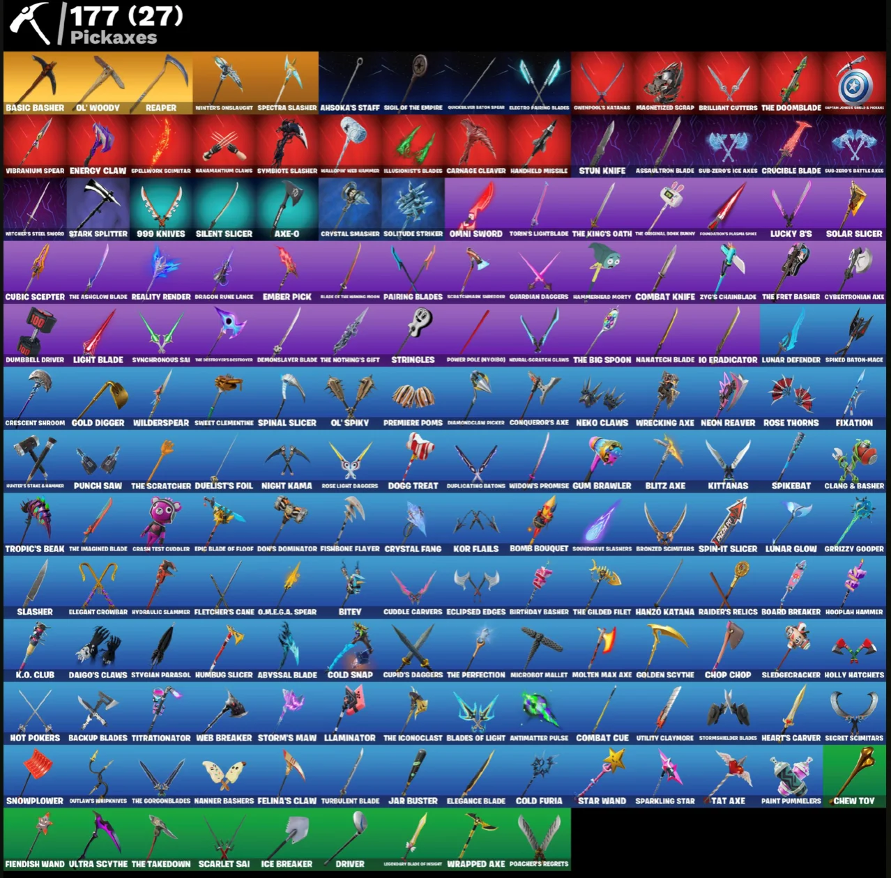 FN (ALL PLATFORMS) | CHANGE MAIL | 158 skins (35 paids)