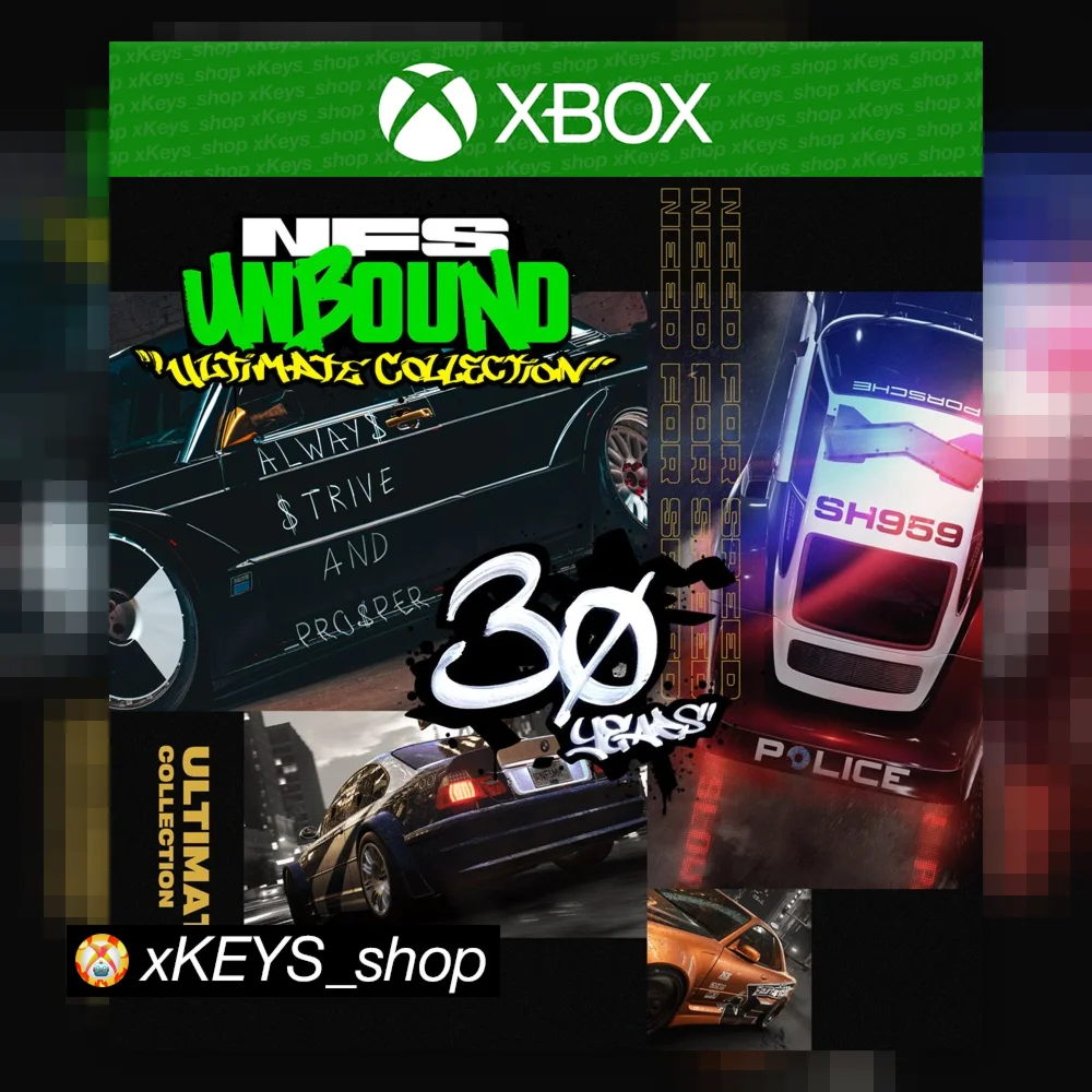  NFS Unbound Ultimate Collection  XBOX КОД КЛЮЧ