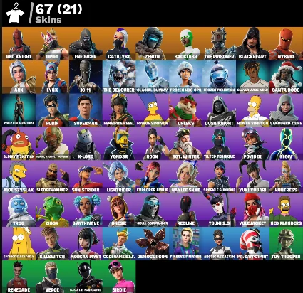 FN (ВСЕ ПЛАТФОРМЫ) СМЕНА ПОЧТЫ 67 скинов (21 платный)