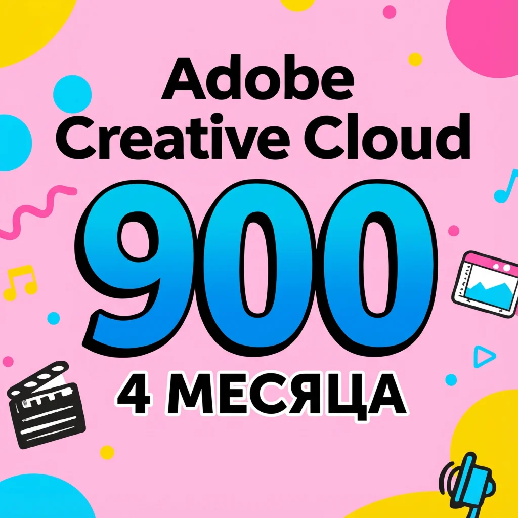ADOBE CREATIVE CLOUD 4 МЕСЯЦА