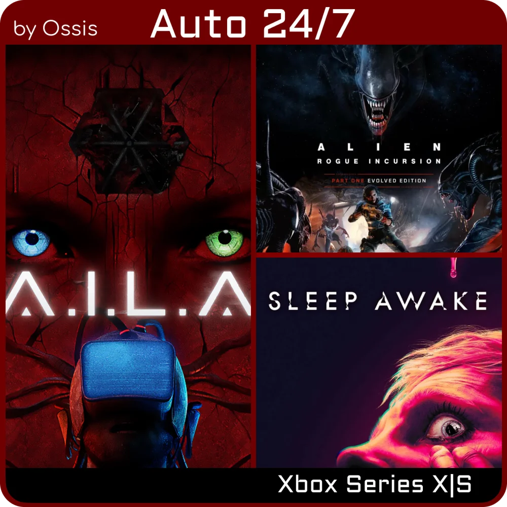 XBOX 24/7 Sleep Awake + A.I.L.A + Alien Rogue Incursion