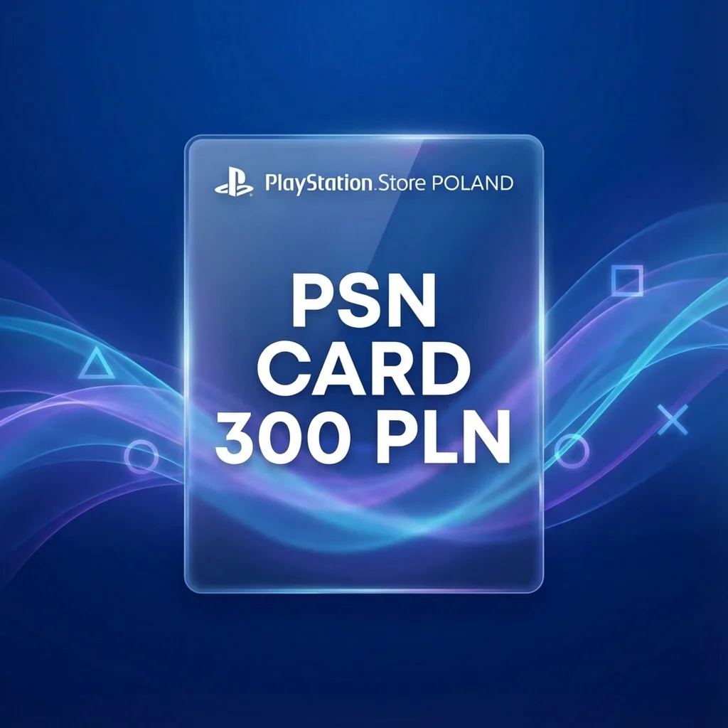 Карта пополнения Playstation (PSN) 300 Злотых Польша