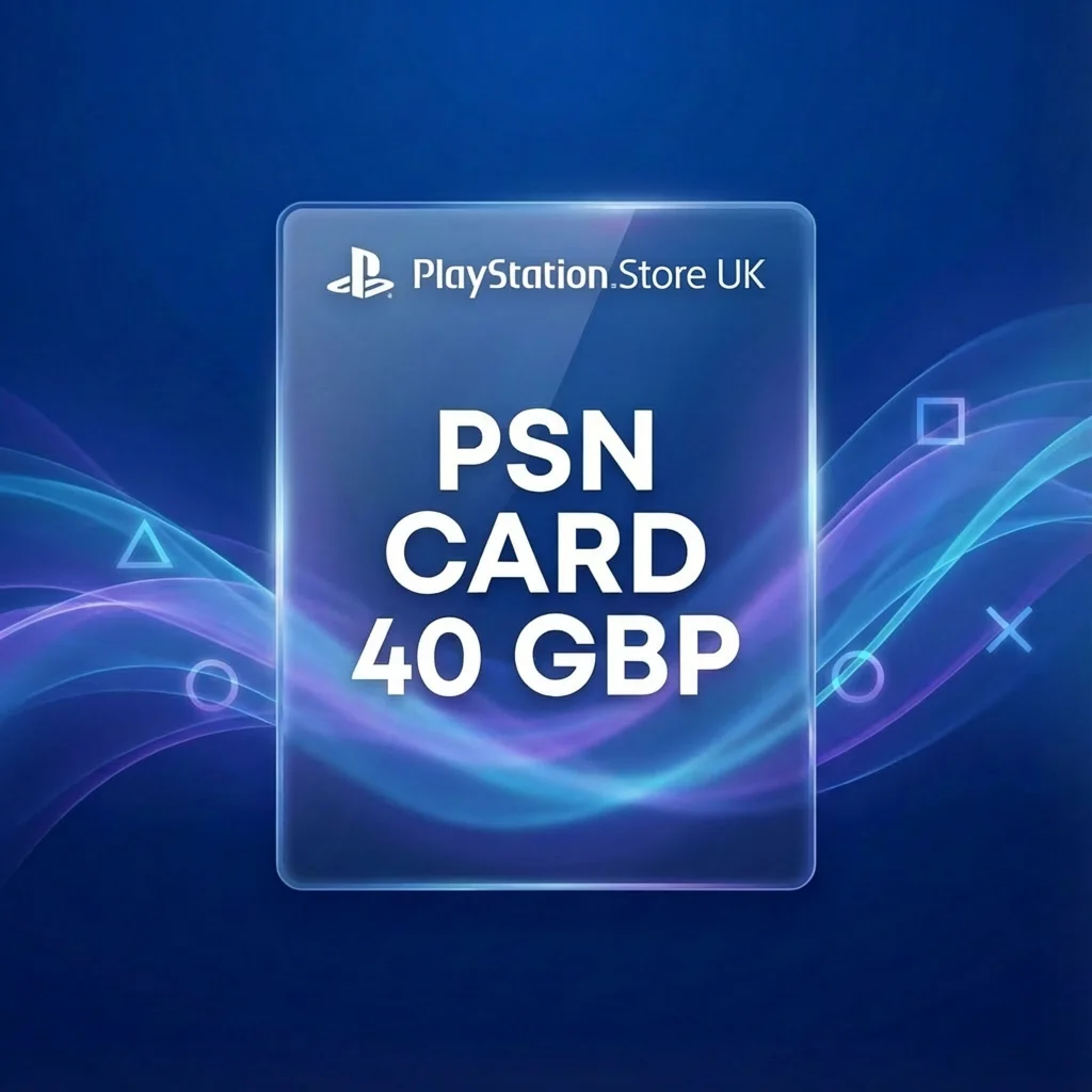 PSN Карта пополнения 40 GBP (Фунтов) Великобритания
