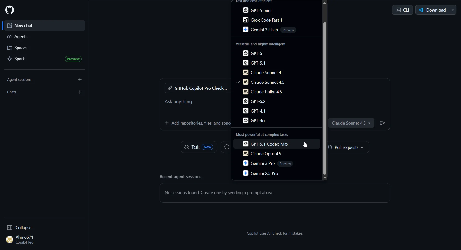 ⭐️ GitHub Copilot PRO — личный аккаунт (1 месяц)