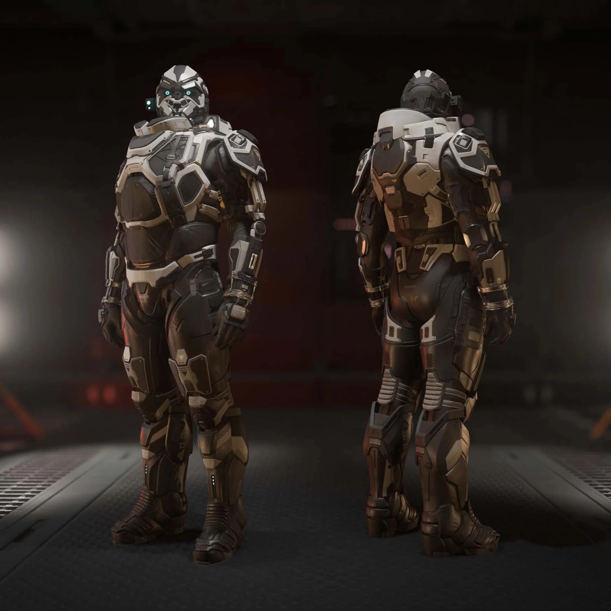 Voidripper Helmet with Defiance Armor Charcoal