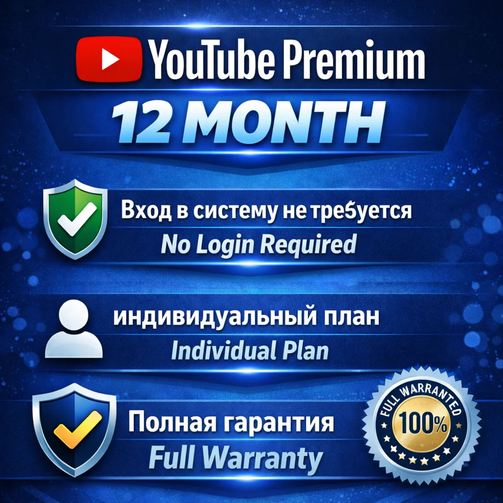 YouTube Premium 12M | No Login | Full Warranty (Fast)