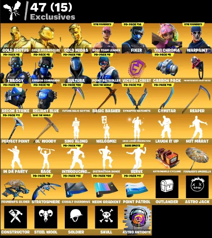 FN | OG STW 💎 СМЕНА ПОЧТЫ | 161 скинов (36 платных) + 🎁