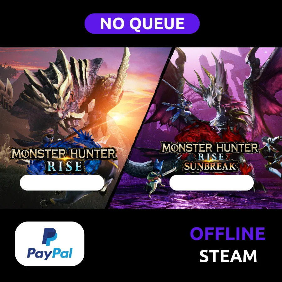 Monster Hunter Rise + Sunbreak DLC | STEAM | PAYPAL