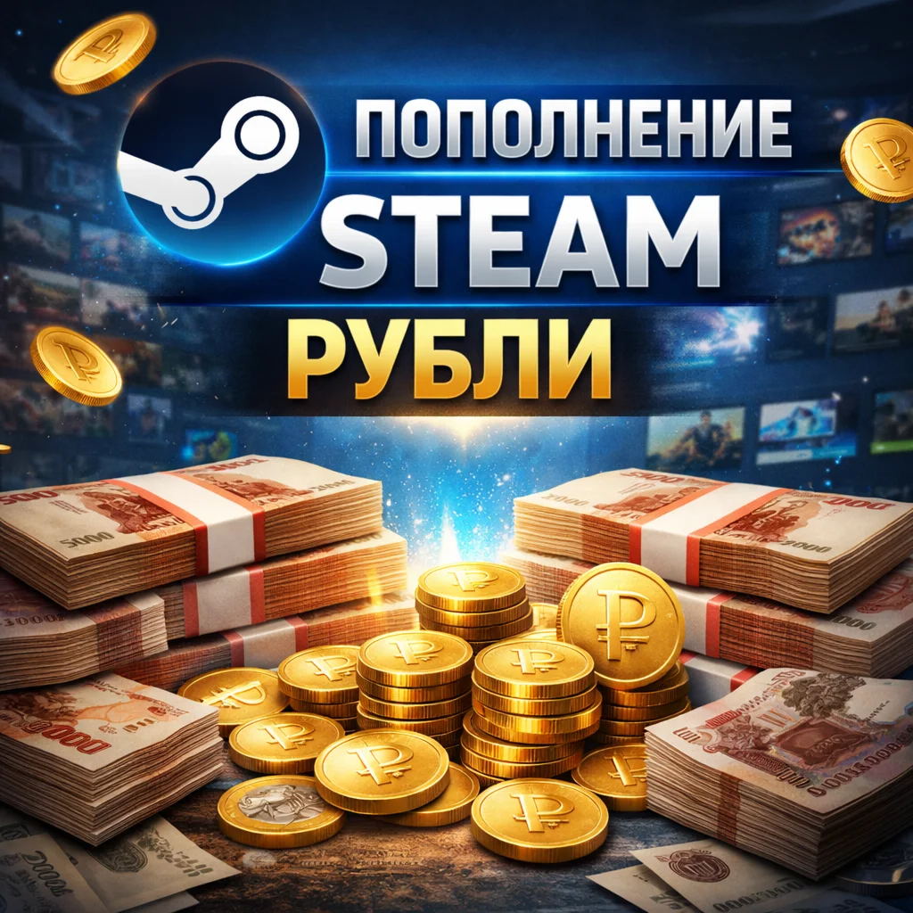 Пополнение Steam RUB