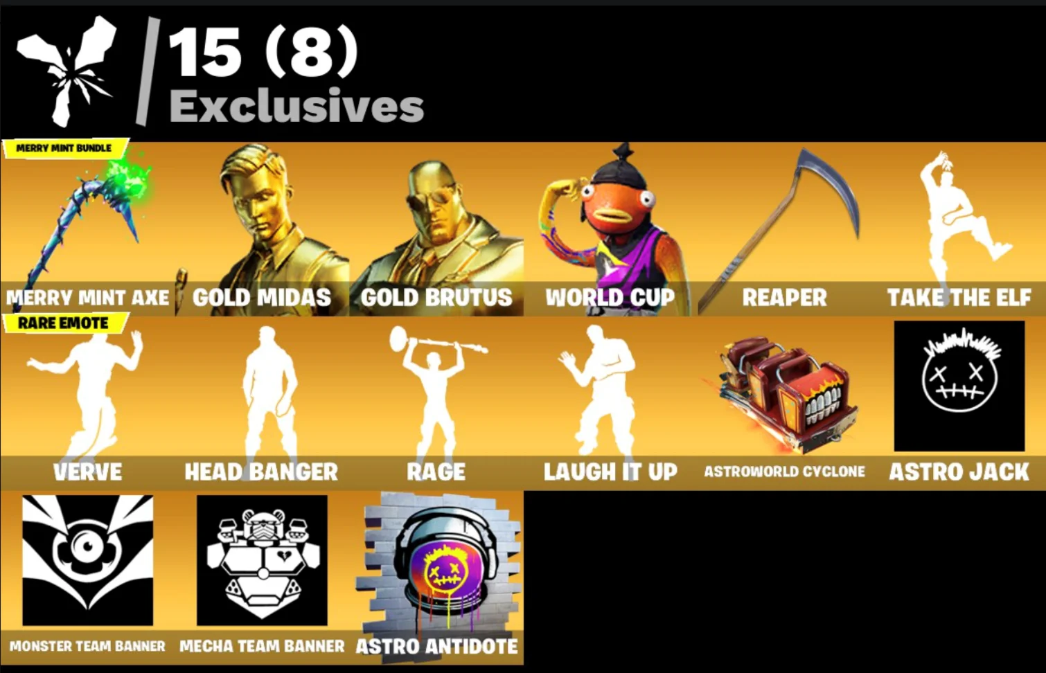 FN | CHANGE EMAIL | Merry Mint Axe + 78 skins