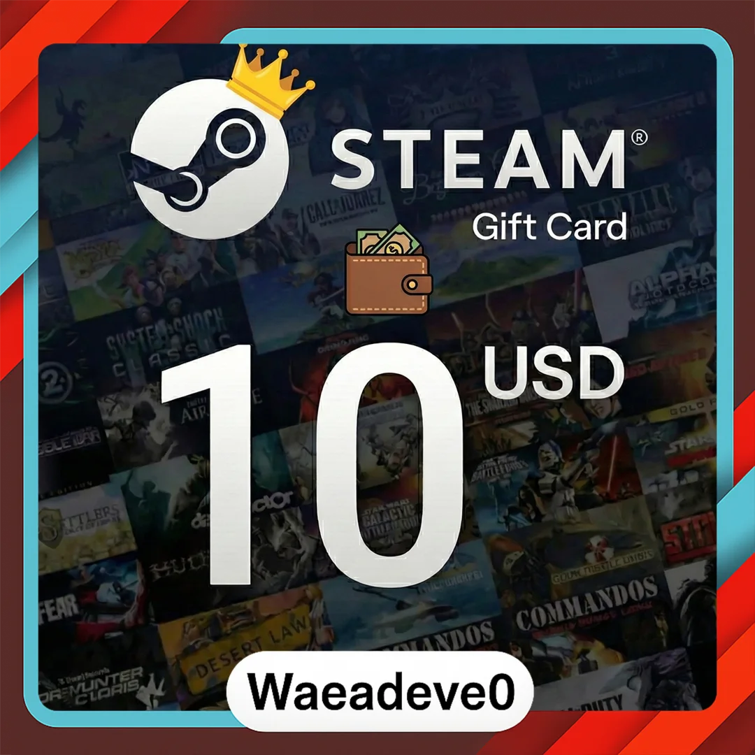 Steam Wallet Gift Card 10 USD Key UNITED STATES