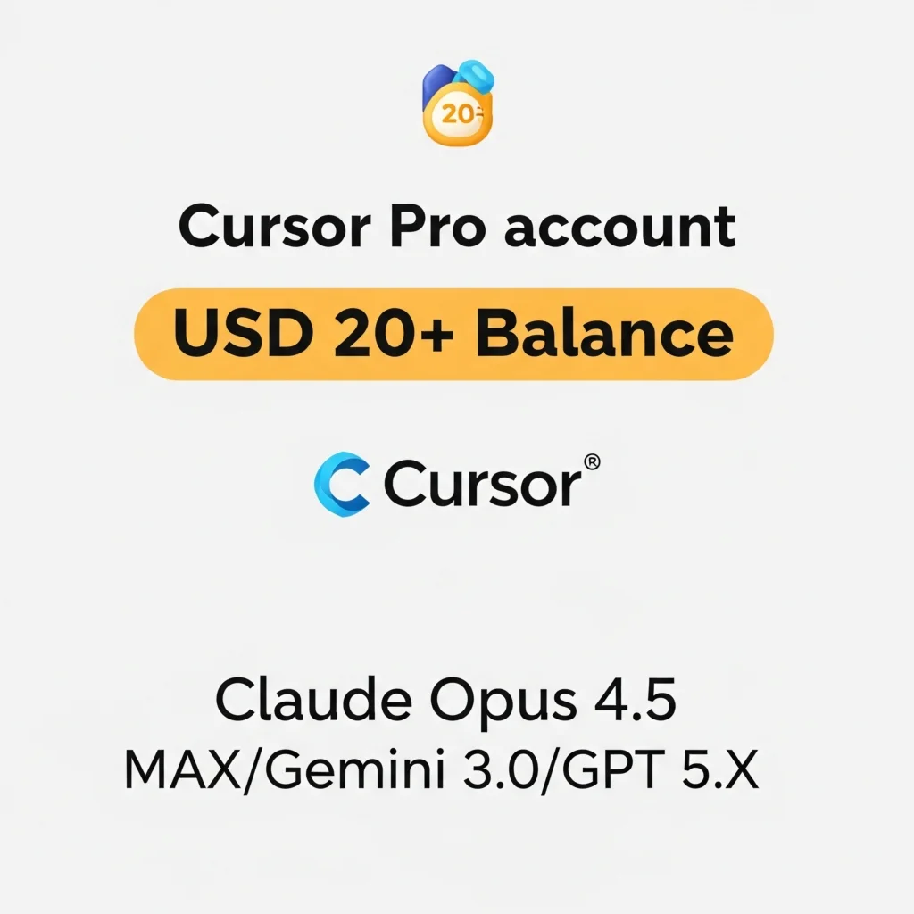 Cursor Pro | Не триал|$20 (до $40) |Личный |Email+Pass