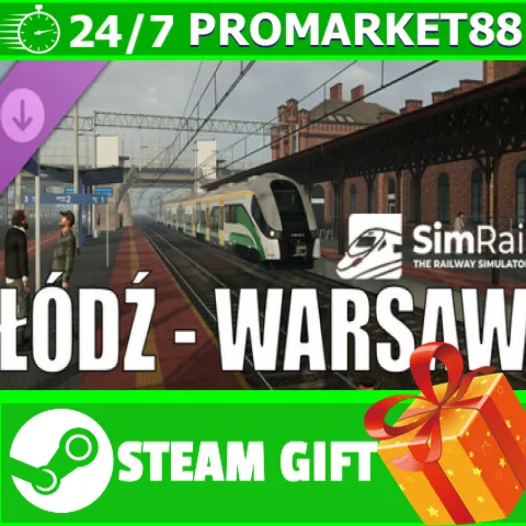 ⭐️ SimRail - The Railway Simulator: Łódź - Warsaw STEAM