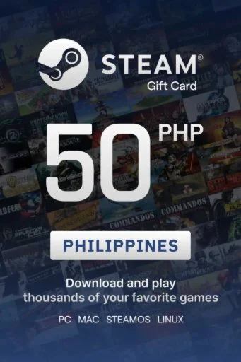 Steam Wallet Philippines Gift Card 50-250 PHP