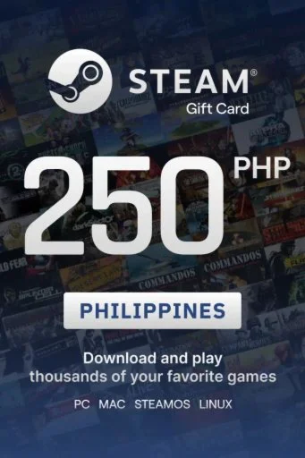 Steam Wallet Philippines Gift Card 50-250 PHP