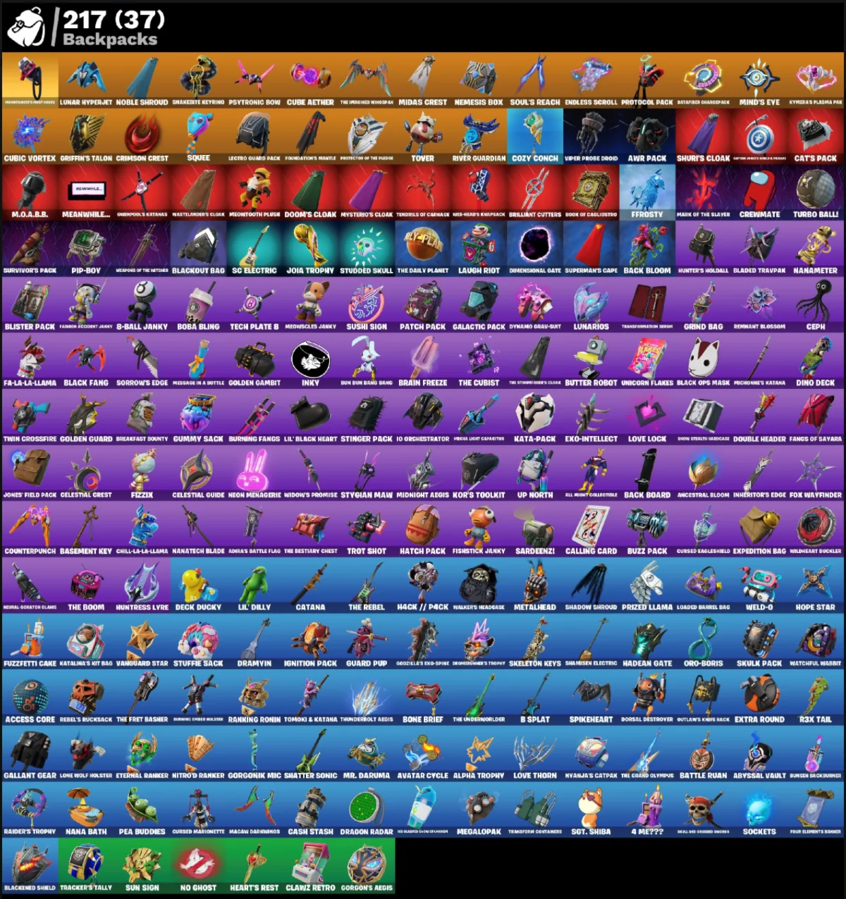 FN (ALL PLATFORMS) | CHANGE EMAIL | 169 skins (21)