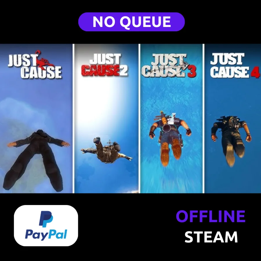 Just Cause Collection 1 2 3 4 ALL DLC | STEAM | PAYPAL