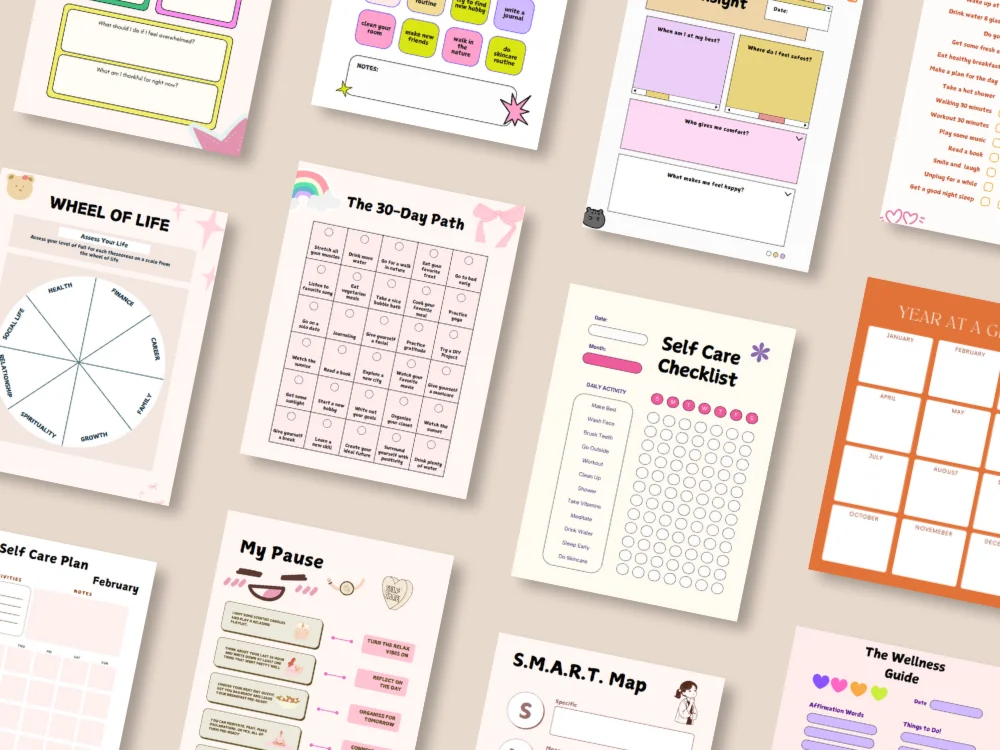The Ultimate All-in-One Self-Care Planner + FREE BONUS