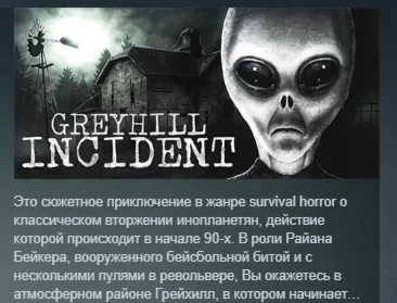 Greyhill Incident АВТОДОСТАВКА STEAM GIFT РОССИЯ