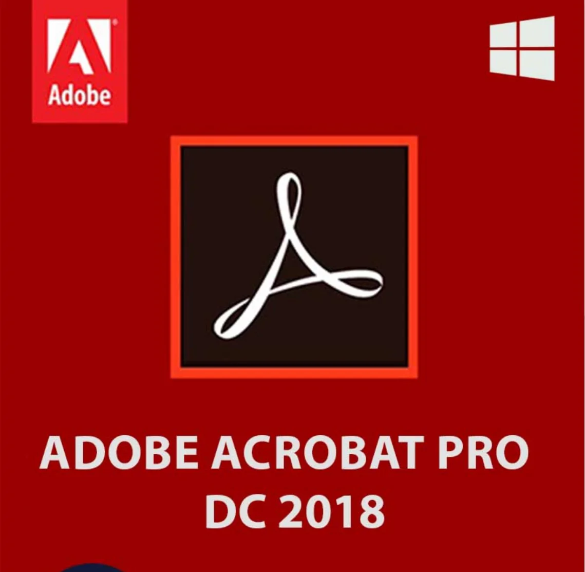 Adobe Acrobat Pro 2018 Windows 1 Device Lifetime