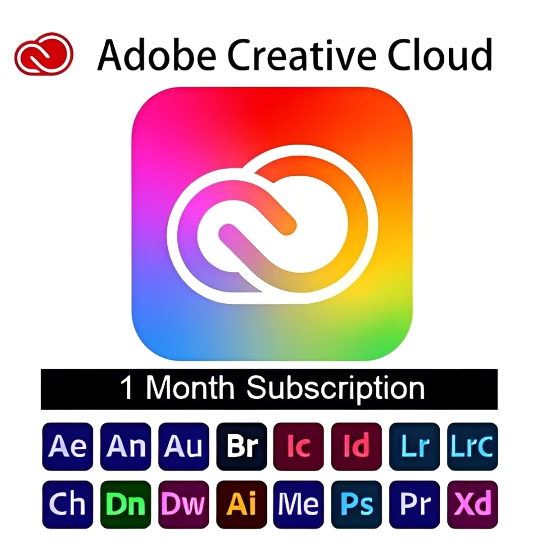 Adobe Creative Cloud 1 Month Plan