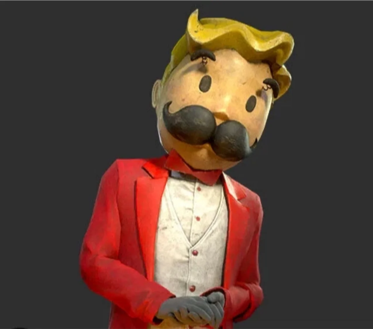 FALLOUT 76 MR VAULT BOY MASCOT HEAD &amp; OUTFIT GLOBAL KEY