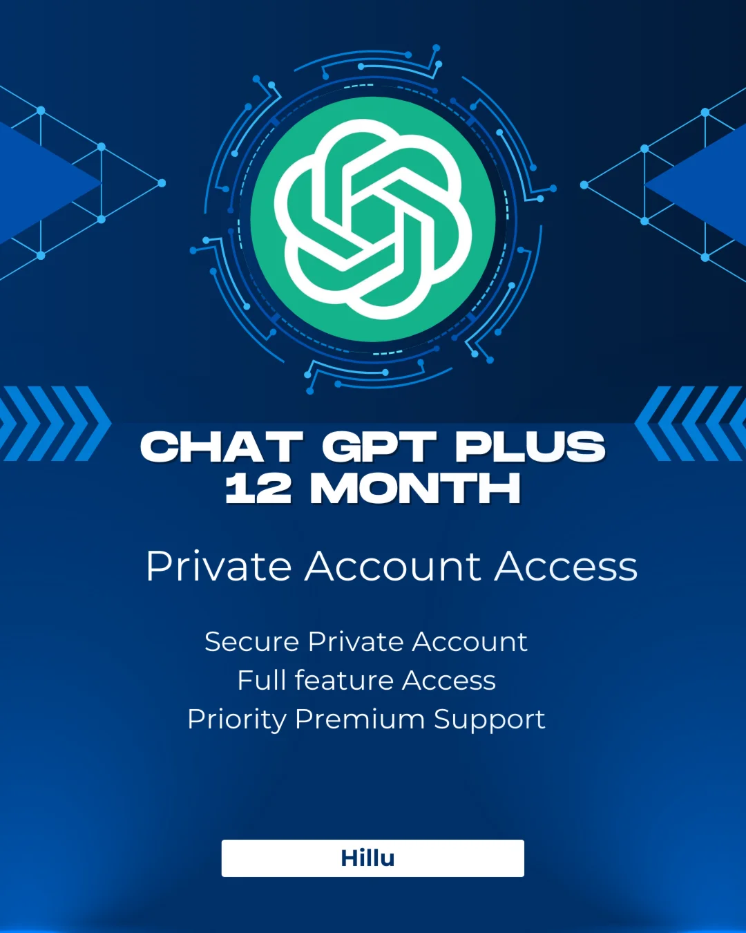 ChatGPT Plus subscription on your account for 1 year